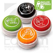 TIMBRE  CON SONIDO DE ANIMALES 4UNID. (LER-3775) 3+ 1