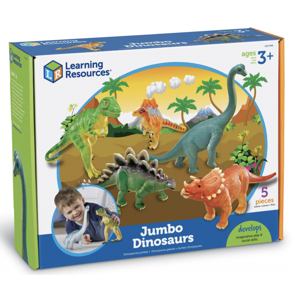 DINOSAURIOS JUMBO 5PZS. (LER0786) 1