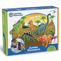 DINOSAURIOS JUMBO 5PZS. (LER0786)