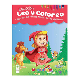 LIBRO LEO Y COLOREO CAPERUCITA ROJA