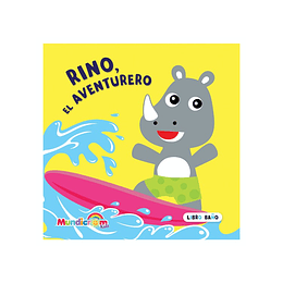 LIBRO DE BAÑO MUNDICROM RINO, EL AVENTURERO