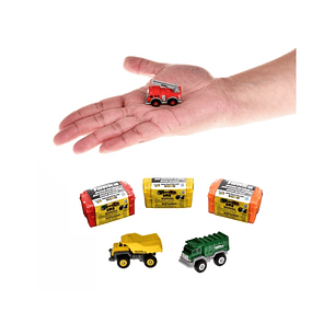 VEHICULO MINI MICRO TONKA EN CAJA CONTENEDORA 4CMS. 