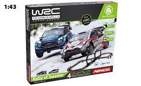 AUTOPISTA DE CARRERA SLOT 1,9 X 1,2 MTS 6MTS 1/43 RALLY OF SWEDEN 1