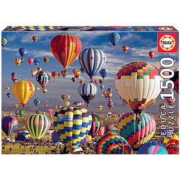 PUZZLE 1500 PIEZAS GLOBOS AEROSTATICOS +14