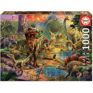 PUZZLE 1000 PIEZAS TIERRA DE DINOSAURIOS +14
