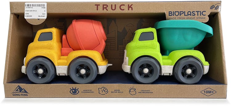 CAMION TOLVA Y CAMION MIXER BIOPLASTIC +18M (AT-560) 1