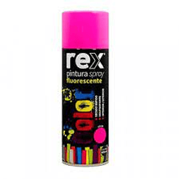 PINTURA SPRAY REX FLUORESCENTE ROSADO 400ML