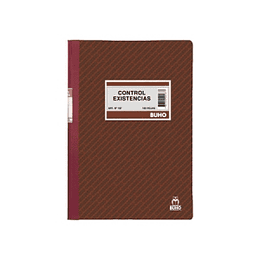 LIBRO CONTROL EXISTENCIA BUHO 100 Hjs (ART-187)