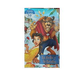 CUENTO + PUZZLE MUNDICROM LA BELLA Y LA BESTIA (30 PIEZAS)