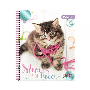 CUADERNO TORRE UNIV. 7mm 100 Hjs ANIMAL PETS 
