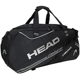 BOLSO HEAD COMBAT NEW NEGRO PLATA 55 LTS. 