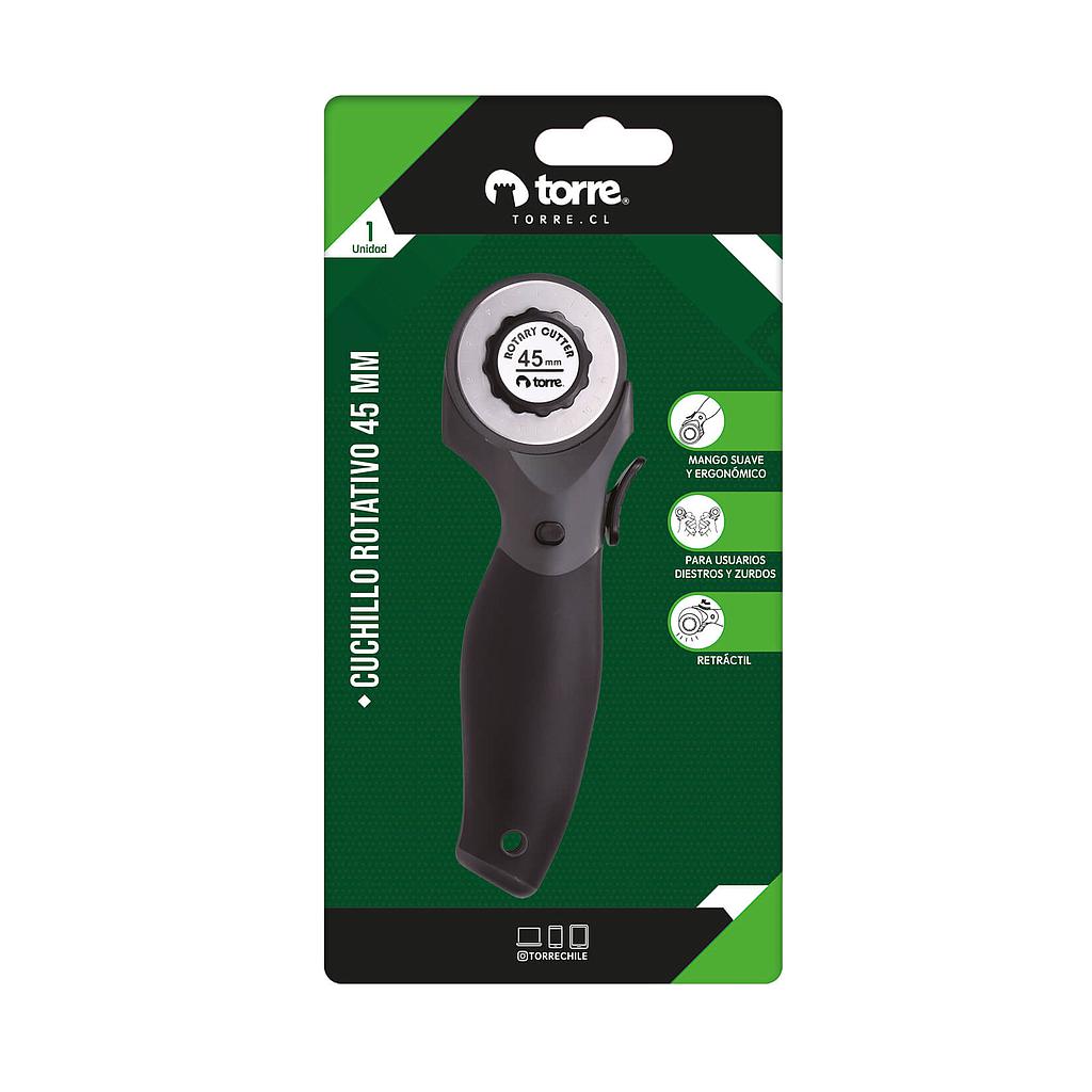 CUCHILLO ROTATIVO TORRE 45 MM 1