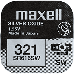 PILA MAXELL SR616SW 1,55V