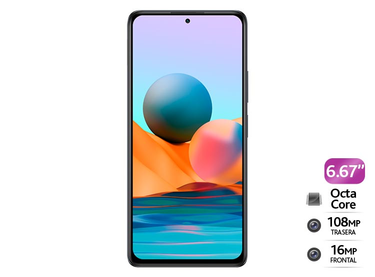 XIAOMI REDMI NOTE 10 PRO 6GB RAM 128GB ROM GRIS 1