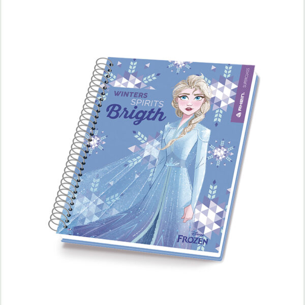 CUADERNO RHEIN CARTA 7mm 120 Hjs FROZEN  1
