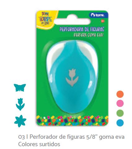PERFORADOR DE FIGURAS 5/8'' GOMA EVA STYLO 1