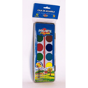 ACUARELA PROARTE 12 COLORES ( CM )