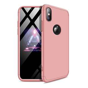 CARCASA GKK 360° IPHONE XS MAX ROSADA
