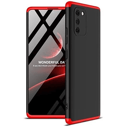 CARCASA GKK 360° SAMSUNG  S10 LITE ROJA CON NEGRO