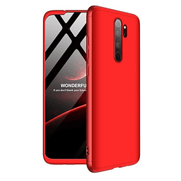 CARCASA GKK 360° XIAOMI REDMI NOTE 8 PRO ROJA