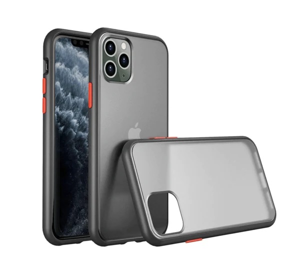 CARCASA COFOLK JELLY CANDY IPHONE 11 PRO MAX NEGRA 1