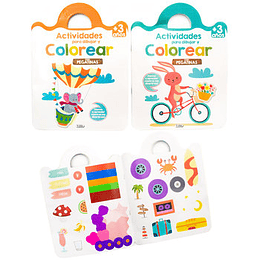 LIBRO ACTIVIDADES PARA COLOREAR C/PEGATINAS +3 EDIC.SALDAÑA CAD179