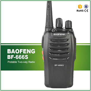 RADIO TRANSMISOR 2 VIAS BAOFENG BF-666S