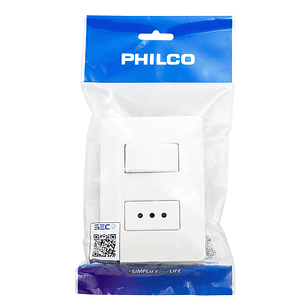 INTERRUPTOR COMBINADO PHILCO 250V 10A 19PLC78562