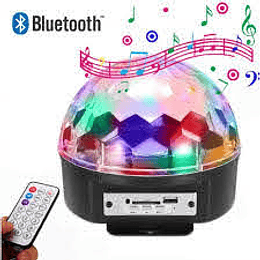 BOLA DISCO MAGIC BALL MP3 LED RITMICA C/CONTROL BLUETOOTH 32MBL-00150