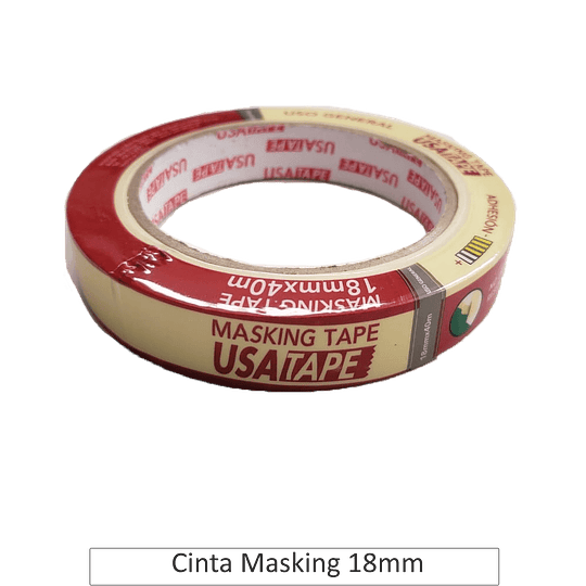 MASKING TAPE USATAPE 18 x 40 Mts (48 x Caja)