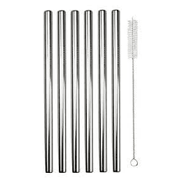 BOMBILLA METALICA INOX YUTONG 6Unid