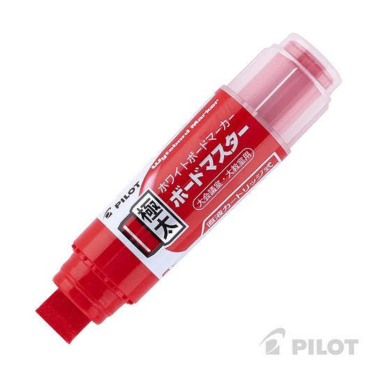 PLUMON DE PIZARRA PILOT JUMBO CON CARTUCHO ROJO PUNTA BISELADA