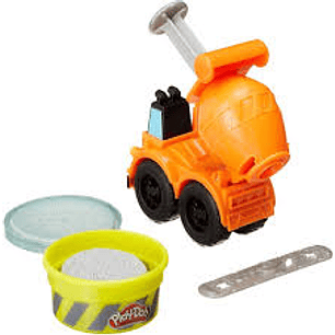 VEHICULO MINIATURA PLAY-DOH WHEELS MEZCLADOR DE CEMENTO +3a (E4575)