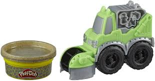 VEHICULO MINIATURA PLAY-DOH WHEELS BARREDORA DE CALLES +3a (E4575) 1
