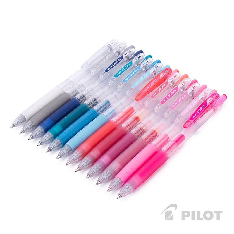 SET 12 LAPICES UNICORN PILOT POPLOL SURTIDOS GEL 0,7MM 1