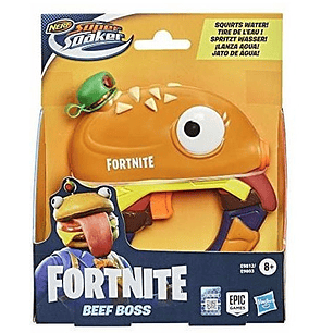PISTOLA DE AGUA NERF FORTNITE BEEF BOSS +8