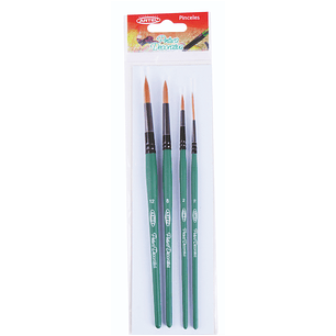 SET 4 PINCELES ARTEL 1LINER + 3REDONDO Nº 2-8-12