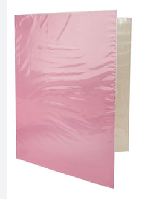 CARPETA PLASTIFICADA C/ACCO CLIP COLOR ROSADO 1