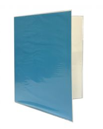 CARPETA PLASTIFICADA COLOR CELESTE ( CH ) 1
