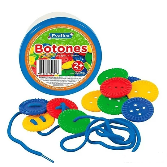 BOTONES LOGICOS EVAFLEX  +2 (DESC.)