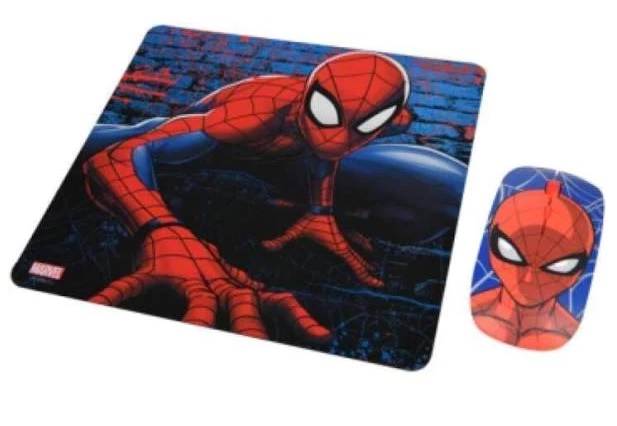 KIT PAD MOUSE + MOUSE INALAMBRICO SPIDERMAN 1