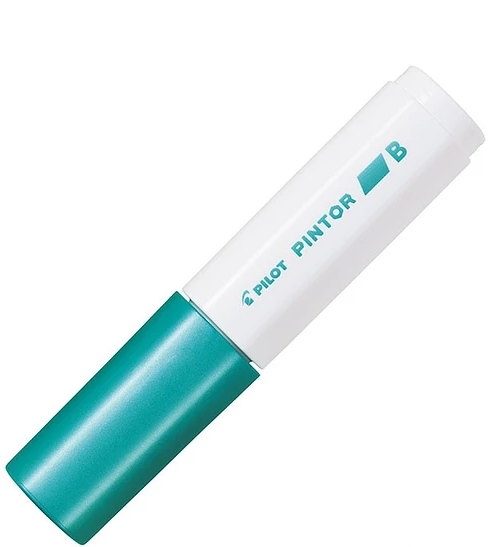 MARCADOR PILOT PINTOR BISELADO VERDE METALICO 8.0MM 1
