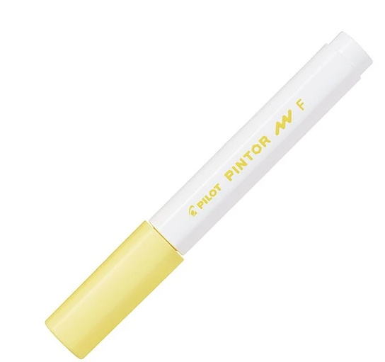 MARCADOR PILOT PINTOR FINO AMARILLO PASTEL 1.0MM 1