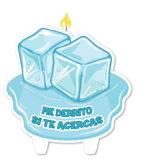 VELA GLAM ME DERRITO SI TE ACERCAS 1UNID. 1