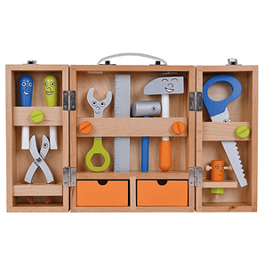 HERRAMIENTAS C/CAJA DE MADERA DACTIC +3 (D905008)