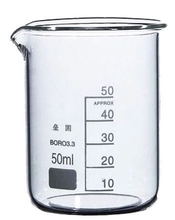 VASO VIDRIO PRECIPITADO GRADUADO 50CC KINDER MIX 1