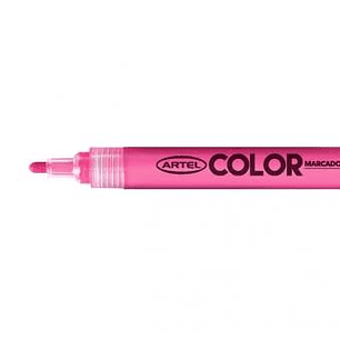 MARCADOR ACRILICO FLUOR ROSA 1MM