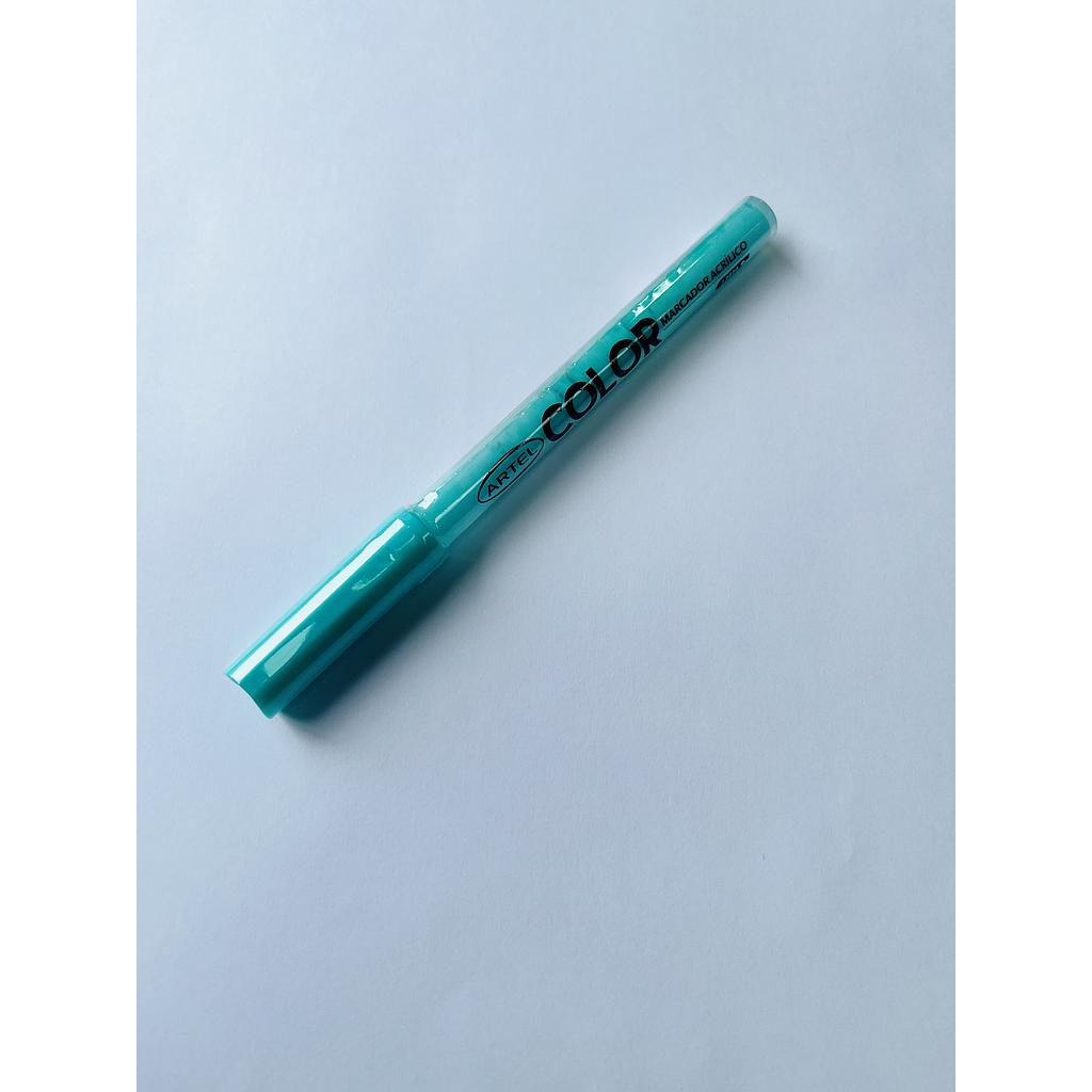 MARCADOR ACRILICO TURQUESA 1MM 1