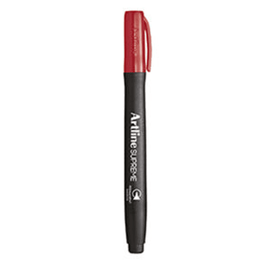 PLUMON PERMANENTE ARTLINE SUPREME ROJO FINO