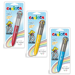 LAPIZ PASTA CARIOCA 10 COLORES 